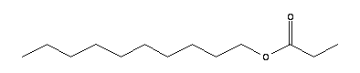 Propanoic acid, decyl esterStructure,5454-19-3Structure Propanoic acid, decyl ester Structure,5454-19-3Structure