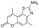 2-氨基-4,9-二甲基-7H-吡喃并[2,3-g]苯并噻唑-7-酮結構式_546144-86-9結構式