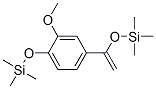 1-(Trimethylsiloxy)-2-methoxy-4-(1-trimethylsiloxyethenyl)-benzeneStructure,54619-52-2Structure 1-(Trimethylsiloxy)-2-methoxy-4-(1-trimethylsiloxyethenyl)-benzene Structure,54619-52-2Structure