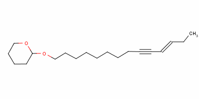 (E)-tetrahydro-2-(11-tetradecen-9-ynyloxy)-2h-pyranStructure,54664-77-6Structure (E)-tetrahydro-2-(11-tetradecen-9-ynyloxy)-2h-pyran Structure,54664-77-6Structure