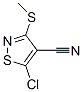 5-Chloro-3-methylthio-4-isothiazolecarbonitrileStructure,54798-93-5Structure 5-Chloro-3-methylthio-4-isothiazolecarbonitrile Structure,54798-93-5Structure