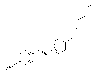 N-(p-cyanobenzylidene)-p-(hexyloxy)aniline Structure,54842-56-7Structure