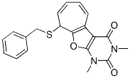 (9ci)-1,9-二氫-1,3-二甲基-9-[(苯基甲基)硫代]-2H-環(huán)庚并[4,5]呋喃并[2,3-d]嘧啶-2,4(3h)-二酮結構式_548475-65-6結構式