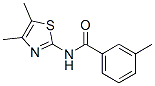 Benzamide,n-(4,5-dimethyl-2-thiazolyl)-3-methyl-(9ci)Structure,549543-74-0Structure Benzamide,n-(4,5-dimethyl-2-thiazolyl)-3-methyl-(9ci) Structure,549543-74-0Structure