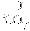 6-Acetyl-2,2-dimethyl-8-(3-methyl-2-butenyl )-2h-1-benzopyranStructure,54963-38-1Structure 6-Acetyl-2,2-dimethyl-8-(3-methyl-2-butenyl )-2h-1-benzopyran Structure,54963-38-1Structure