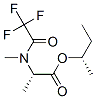(S)-2-[甲基(三氟乙酰基)氨基]丙酸 (s)-1-甲基丙酯結(jié)構(gòu)式_54986-65-1結(jié)構(gòu)式
