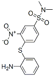 4-((2-氨基苯基)硫代)-N,N-二甲基-3-硝基苯磺酰胺結(jié)構(gòu)式_5510-56-5結(jié)構(gòu)式