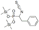 (1-Isothiocyanato-2-phenylethyl)phosphonic acid bis(trimethylsilyl) esterStructure,55108-94-6Structure (1-Isothiocyanato-2-phenylethyl)phosphonic acid bis(trimethylsilyl) ester Structure,55108-94-6Structure