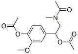 N-[2-(乙?；趸?-2-[4-(乙?；趸?-3-甲氧基苯基]乙基]-n-甲基乙酰胺結構式_55145-64-7結構式