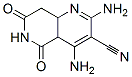 (9ci)-2,4-二氨基-4a,5,6,7,8,8a-六氫-5,7-二氧代-1,6-萘啶-3-甲腈結(jié)構(gòu)式_552285-98-0結(jié)構(gòu)式