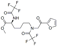 N6-[2-(2-呋喃)-2-氧代乙基]-n2,n6-雙(三氟乙?；?-l-賴氨酸甲酯結(jié)構(gòu)式_55282-73-0結(jié)構(gòu)式