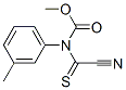 Carbamic acid, (cyanothioxomethyl)(3-methylphenyl)-, methyl ester (9ci) Structure,5530-68-7Structure