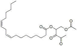 (9Z,12z)-9,12-十八二烯酸 2-乙?；趸?1-(乙酰基氧基甲基)乙酯結(jié)構(gòu)式_55320-03-1結(jié)構(gòu)式