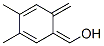(Z)-(3,4-二甲基-6-亞甲基-2,4-環(huán)己二烯-1-亞基)甲醇結(jié)構(gòu)式_55539-02-1結(jié)構(gòu)式