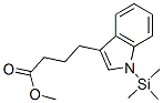 1-(Trimethylsilyl)-1h-indole-3-butanoic acid methyl esterStructure,55590-99-3Structure 1-(Trimethylsilyl)-1h-indole-3-butanoic acid methyl ester Structure,55590-99-3Structure