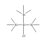 Trisilane,2-chloro-1,1,1,3,3,3-hexamethyl-2-(trimethylsilyl)-Structure,5565-32-2Structure Trisilane,2-chloro-1,1,1,3,3,3-hexamethyl-2-(trimethylsilyl)- Structure,5565-32-2Structure
