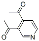 Ethanone, 1,1-(3,4-pyridinediyl)bis-(9ci)Structure,55676-05-6Structure Ethanone, 1,1-(3,4-pyridinediyl)bis-(9ci) Structure,55676-05-6Structure
