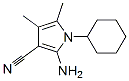 2-氨基-1-環(huán)己基-4,5-二甲基-1H-吡咯-3-甲腈結(jié)構(gòu)式_55817-74-8結(jié)構(gòu)式