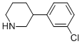 3-(3-Chlorophenyl)piperidineStructure,55989-12-3Structure 3-(3-Chlorophenyl)piperidine Structure,55989-12-3Structure
