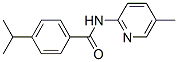 Benzamide, 4-(1-methylethyl)-n-(5-methyl-2-pyridinyl)-(9ci)Structure,560078-06-0Structure Benzamide, 4-(1-methylethyl)-n-(5-methyl-2-pyridinyl)-(9ci) Structure,560078-06-0Structure