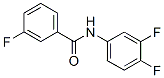 Benzamide, n-(3,4-difluorophenyl)-3-fluoro-(9ci)Structure,560079-38-1Structure Benzamide, n-(3,4-difluorophenyl)-3-fluoro-(9ci) Structure,560079-38-1Structure