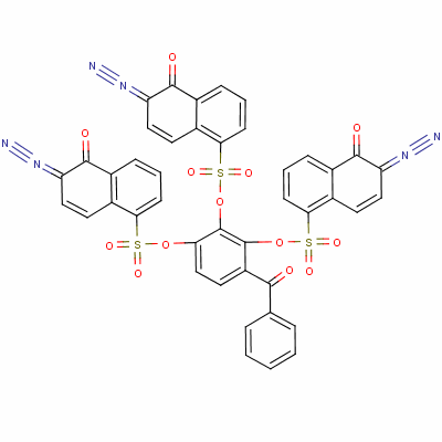 Ester of 2-diazo-1-naphthol-5-sulfone with 2,3,4-trihydroxybenzophenoneStructure,5610-94-6Structure Ester of 2-diazo-1-naphthol-5-sulfone with 2,3,4-trihydroxybenzophenone Structure,5610-94-6Structure
