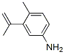 Benzenamine, 4-methyl-3-(1-methylethenyl)-(9ci)Structure,561064-35-5Structure Benzenamine, 4-methyl-3-(1-methylethenyl)-(9ci) Structure,561064-35-5Structure