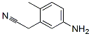 Benzeneacetonitrile, 5-amino-2-methyl-(9ci)Structure,561064-38-8Structure Benzeneacetonitrile, 5-amino-2-methyl-(9ci) Structure,561064-38-8Structure