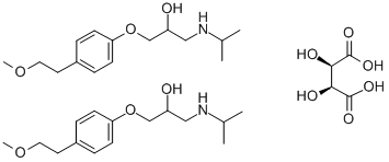 Metoprolol tartrateStructure,56392-17-7Structure Metoprolol tartrate Structure,56392-17-7Structure