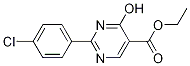 Ethyl 2-(4-chlorophenyl)-6-oxo-1,6-dihydropyrimidine-5-carboxylateStructure,56406-33-8Structure Ethyl 2-(4-chlorophenyl)-6-oxo-1,6-dihydropyrimidine-5-carboxylate Structure,56406-33-8Structure