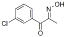 1-(3-Chlorophenyl)-1,2-propanedione 2-oximeStructure,56472-71-0Structure 1-(3-Chlorophenyl)-1,2-propanedione 2-oxime Structure,56472-71-0Structure