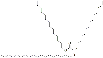 2-(Octadecyloxy)palmitic acid tetradecyl esterStructure,56599-98-5Structure 2-(Octadecyloxy)palmitic acid tetradecyl ester Structure,56599-98-5Structure