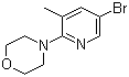 4-(5-Bromo-3-methyl-2-pyridinyl)morpholineStructure,566158-47-2Structure 4-(5-Bromo-3-methyl-2-pyridinyl)morpholine Structure,566158-47-2Structure