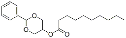 Decanoic acid 2-phenyl-1,3-dioxan-5-yl esterStructure,56630-72-9Structure Decanoic acid 2-phenyl-1,3-dioxan-5-yl ester Structure,56630-72-9Structure