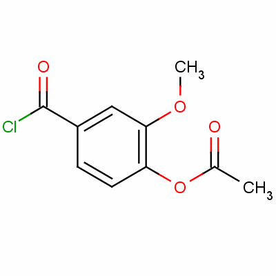 4-Acetoxy-3-methoxybenzoyl chlorideStructure,56681-66-4Structure 4-Acetoxy-3-methoxybenzoyl chloride Structure,56681-66-4Structure