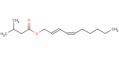 (2E,4z)-deca-2,4-dienyl isovalerateStructure,56699-32-2Structure (2E,4z)-deca-2,4-dienyl isovalerate Structure,56699-32-2Structure