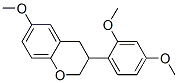 3-(2,4-Dimethoxyphenyl)-3,4-dihydro-6-methoxy-2h-1-benzopyranStructure,56701-27-0Structure 3-(2,4-Dimethoxyphenyl)-3,4-dihydro-6-methoxy-2h-1-benzopyran Structure,56701-27-0Structure
