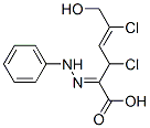 3,5-Dichloro-6-hydroxy-2-(2-phenylhydrazono)-4-hexenoic acidStructure,56771-75-6Structure 3,5-Dichloro-6-hydroxy-2-(2-phenylhydrazono)-4-hexenoic acid Structure,56771-75-6Structure