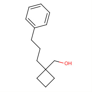 1-(3-苯基丙基)環(huán)丁烷甲醇結(jié)構(gòu)式_568591-09-3結(jié)構(gòu)式