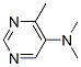 (9ci)-n,n,4-三甲基-5-嘧啶胺結(jié)構(gòu)式_56864-92-7結(jié)構(gòu)式