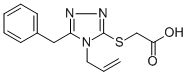 (4-烯丙基-5-芐基-4H-[1,2,4]噻唑-3-基磺?；?-乙酸結(jié)構(gòu)式_56929-54-5結(jié)構(gòu)式