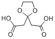 1,3-Dioxolane-2,2-diacetic acidStructure,5694-91-7Structure 1,3-Dioxolane-2,2-diacetic acid Structure,5694-91-7Structure