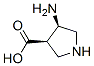 3-Pyrrolidinecarboxylicacid,4-amino-,(3r,4r)-(9ci)Structure,569682-61-7Structure 3-Pyrrolidinecarboxylicacid,4-amino-,(3r,4r)-(9ci) Structure,569682-61-7Structure