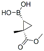 Cyclopropanecarboxylic acid,2-borono-1-methyl-,1-methyl ester,(1s,2r)-Structure,570431-58-2Structure Cyclopropanecarboxylic acid,2-borono-1-methyl-,1-methyl ester,(1s,2r)- Structure,570431-58-2Structure