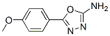 2-Amino-5-(4-methoxyphenyl)-1,3,4-oxadiazoleStructure,5711-61-5Structure 2-Amino-5-(4-methoxyphenyl)-1,3,4-oxadiazole Structure,5711-61-5Structure