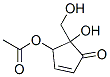 4-乙酰氧基-5-羥基-5-羥基甲基-2-環(huán)戊烯-1-酮結(jié)構(gòu)式_57172-42-6結(jié)構(gòu)式
