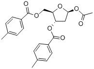 1-O-acetyl-2-deoxy-3,5-bis-o-(4-methylbenzoyl)-alpha-d-erythro-pentofuranoseStructure,57236-72-3Structure 1-O-acetyl-2-deoxy-3,5-bis-o-(4-methylbenzoyl)-alpha-d-erythro-pentofuranose Structure,57236-72-3Structure