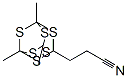 3,5,7-Trimethyl-2,4,6,8,9,10-hexathiaadamantane-1-propiononitrileStructure,57274-37-0Structure 3,5,7-Trimethyl-2,4,6,8,9,10-hexathiaadamantane-1-propiononitrile Structure,57274-37-0Structure