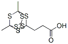 3,5,7-Trimethyl-2,4,6,8,9,10-hexathiaadamantane-1-propionic acidStructure,57274-38-1Structure 3,5,7-Trimethyl-2,4,6,8,9,10-hexathiaadamantane-1-propionic acid Structure,57274-38-1Structure