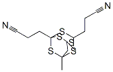 3,7-Dimethyl-2,4,6,8,9-pentathiaadamantane-1,5-dipropiononitrileStructure,57274-43-8Structure 3,7-Dimethyl-2,4,6,8,9-pentathiaadamantane-1,5-dipropiononitrile Structure,57274-43-8Structure